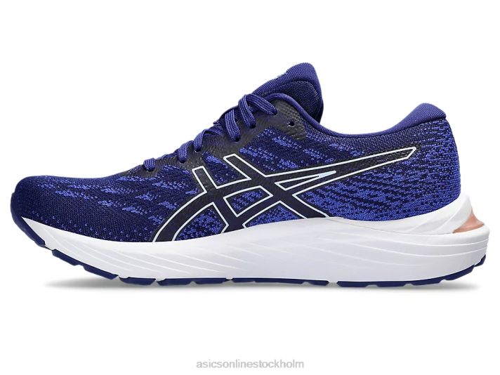 Asics gel-stratus 3 stickad kvinnor D6D02342 dyk blå/mjuk himmel