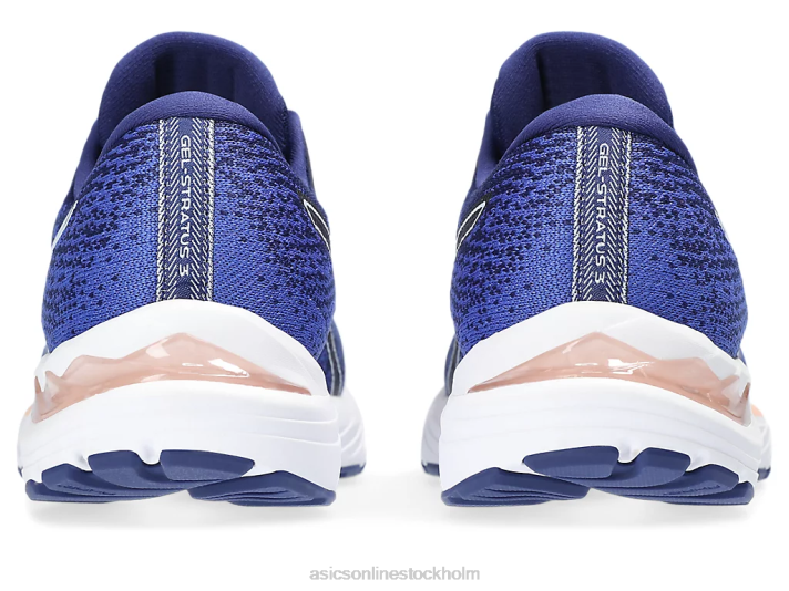 Asics gel-stratus 3 stickad kvinnor D6D02342 dyk blå/mjuk himmel