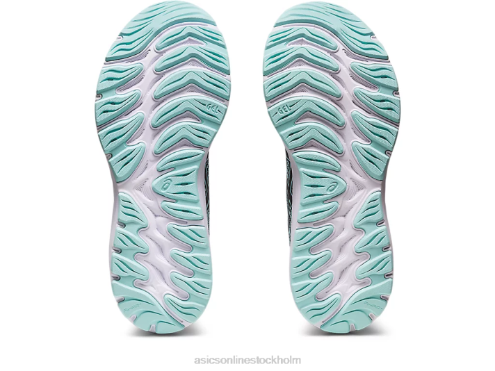 Asics gel-stratus 3 stickad kvinnor D6D02346 svart/klarblå