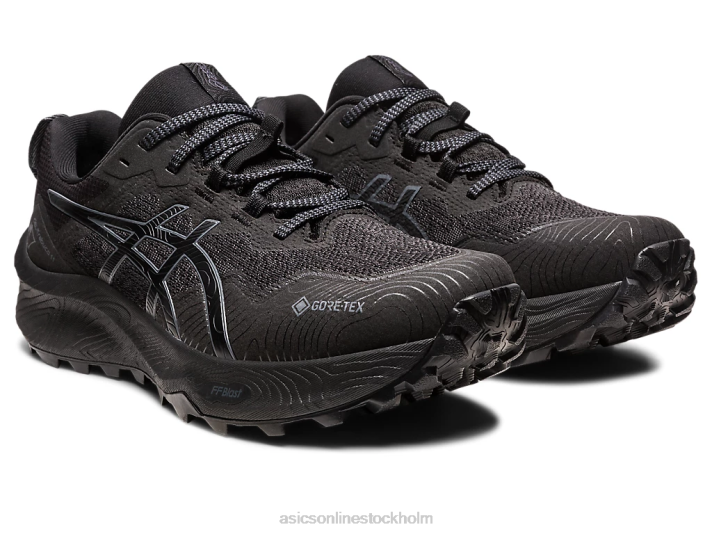 Asics gel-trabuco 11 gtx kvinnor D6D02195 svart/bärgrå