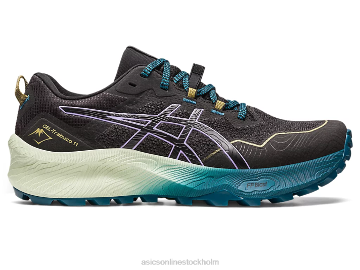 Asics gel-trabuco 11 kvinnor D6D02333 svart/digital violett