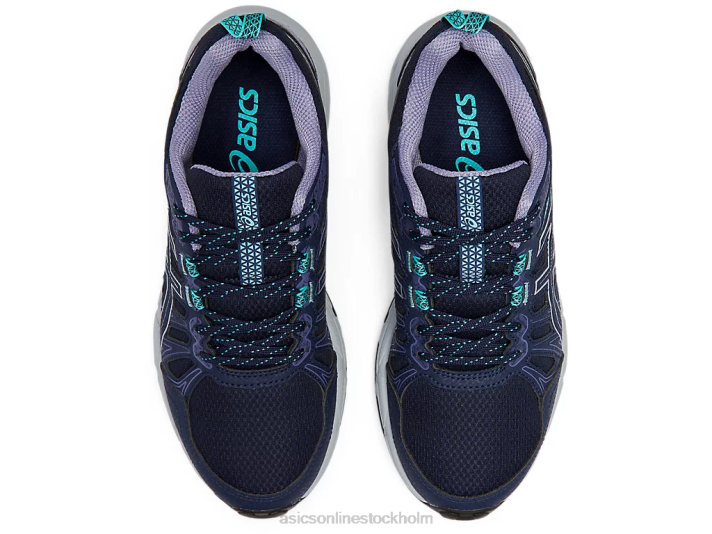 Asics gel-venture 7 kvinnor D6D04008 svart silver