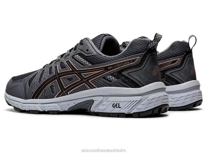 Asics gel-venture 7 kvinnor D6D04175 grafitgrå/roséguld