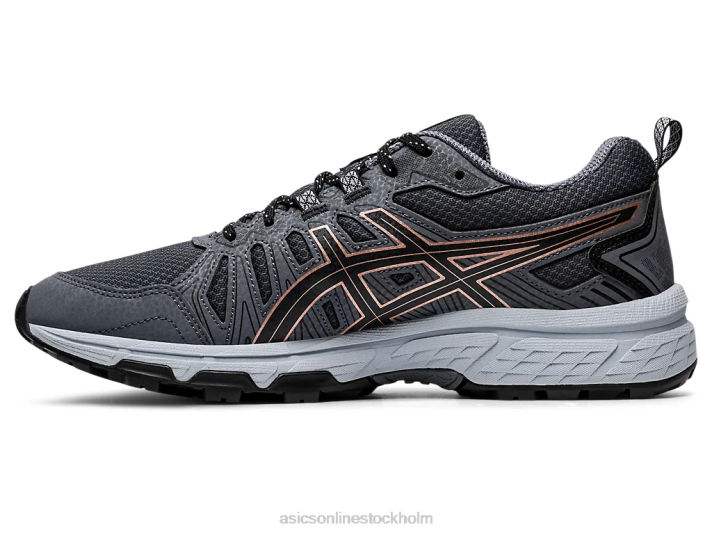 Asics gel-venture 7 kvinnor D6D04175 grafitgrå/roséguld