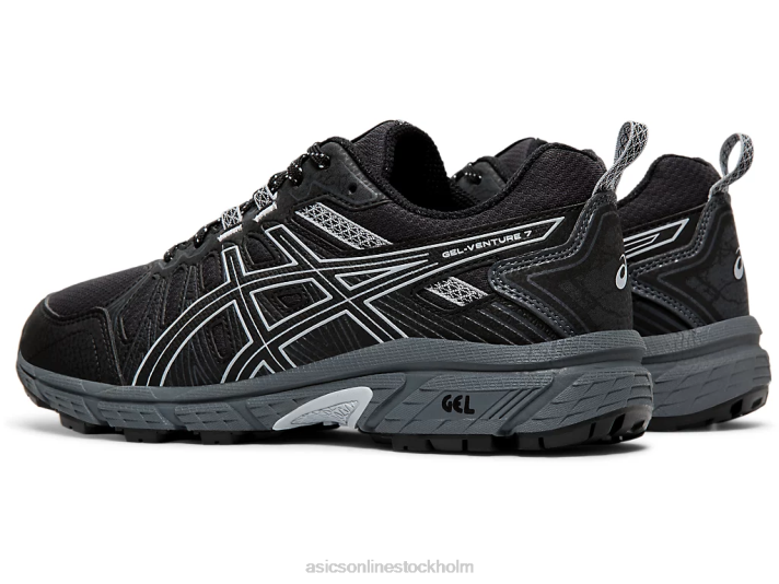 Asics gel-venture 7 kvinnor D6D04209 svart/piemontegrå