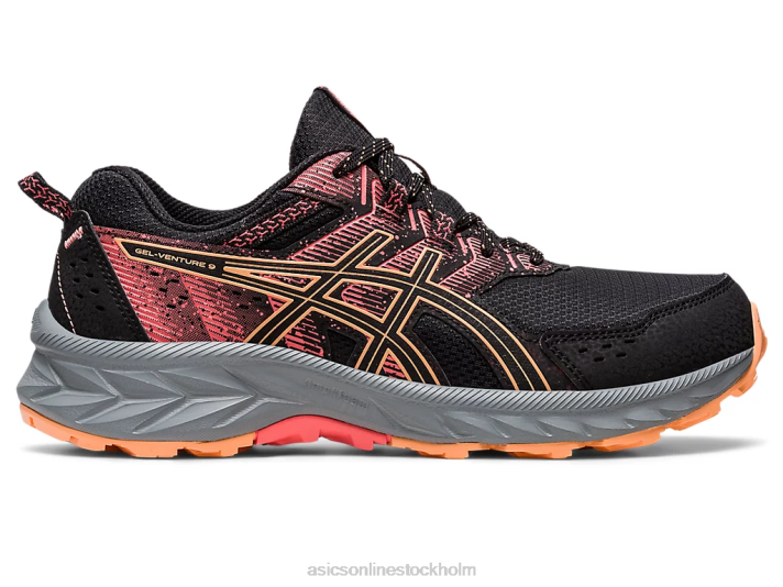 Asics gel-venture 9 kvinnor D6D02200 svart/sommardyn