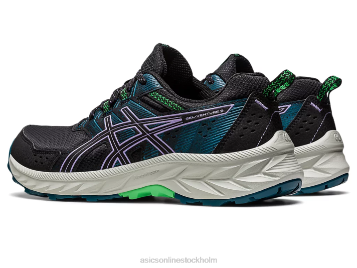 Asics gel-venture 9 kvinnor D6D02212 svart/digital violett