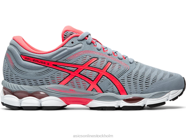 Asics gel-ziruss 3 kvinnor D6D04190 sheet rock/diva rosa