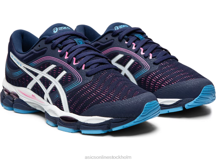 Asics gel-ziruss 3 kvinnor D6D04191 peacoat/vit