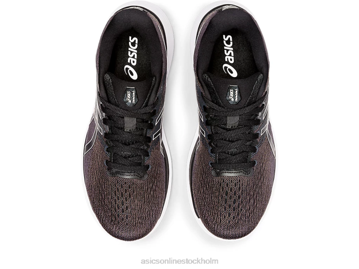 Asics glider 3 bred kvinnor D6D02631 svart vit