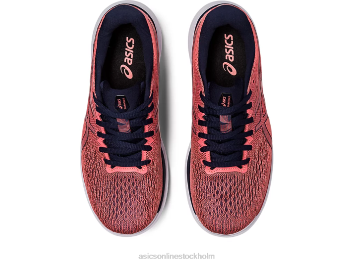 Asics glider 3 kvinnor D6D02201 papaya/midnatt