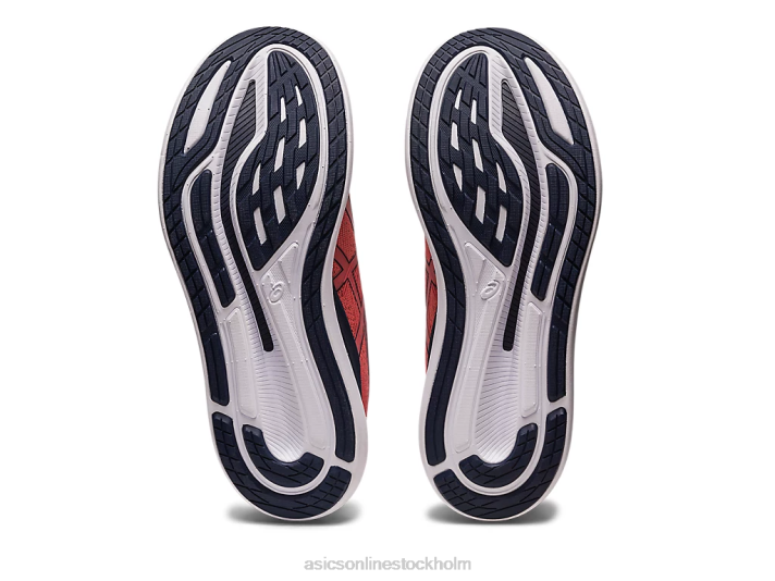 Asics glider 3 kvinnor D6D02201 papaya/midnatt