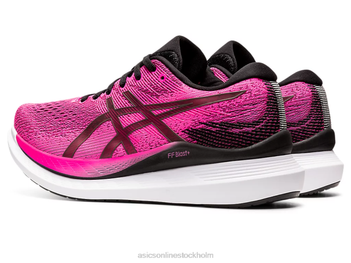 Asics glider 3 kvinnor D6D03106 rosa glo/svart