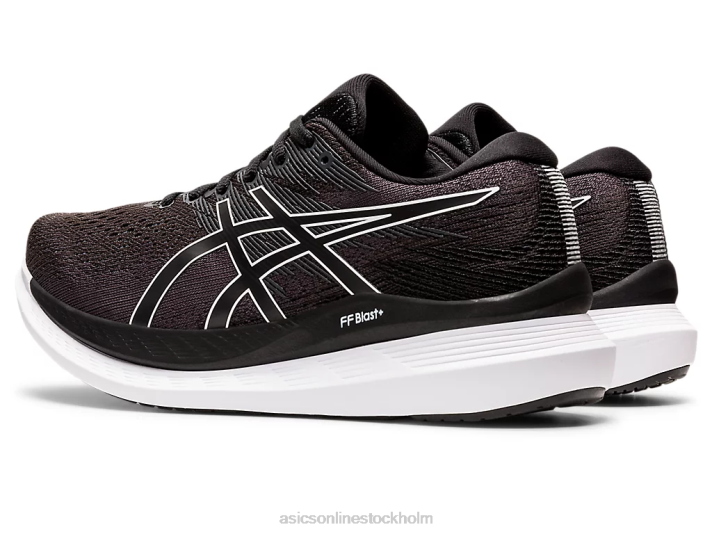 Asics glider 3 kvinnor D6D03166 svart vit