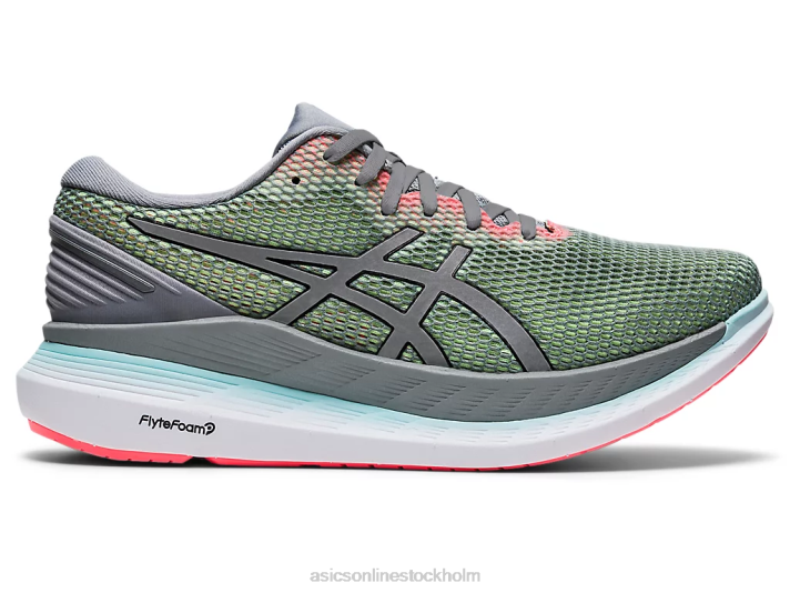 Asics glideride 2 lite-show kvinnor D6D03840 plåtsten/rent silver