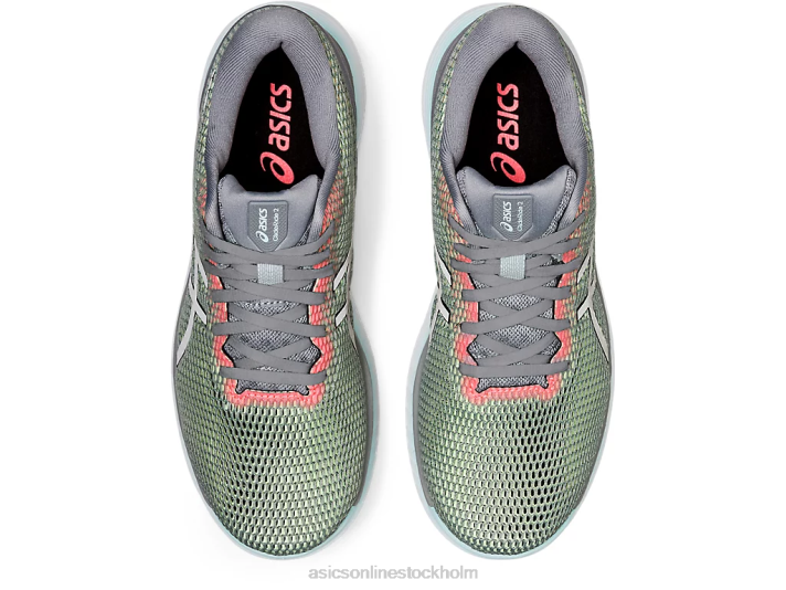 Asics glideride 2 lite-show kvinnor D6D03840 plåtsten/rent silver