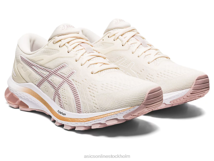 Asics gt-1000 10 kvinnor D6D02644 grädde/vattendelarsros