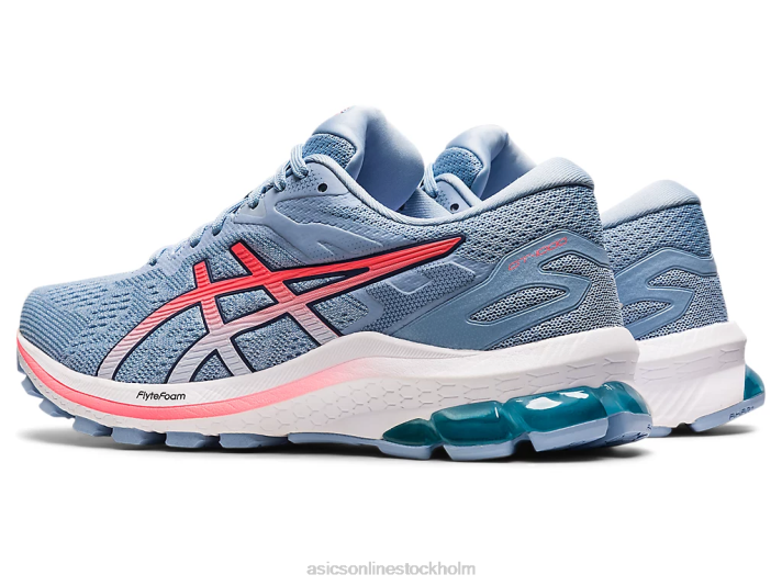 Asics gt-1000 10 kvinnor D6D03871 mjuk himmel/flammande korall