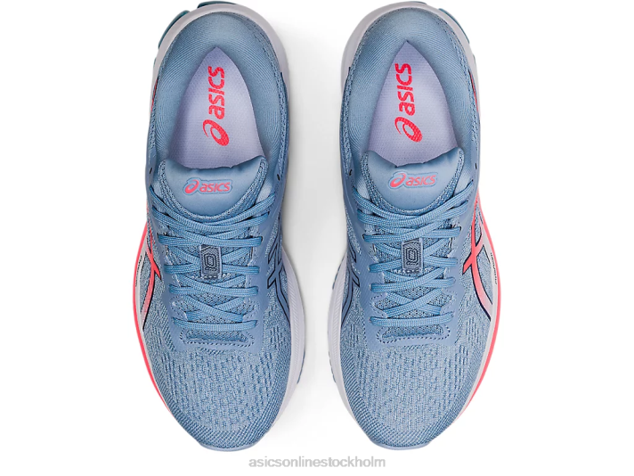 Asics gt-1000 10 kvinnor D6D03871 mjuk himmel/flammande korall