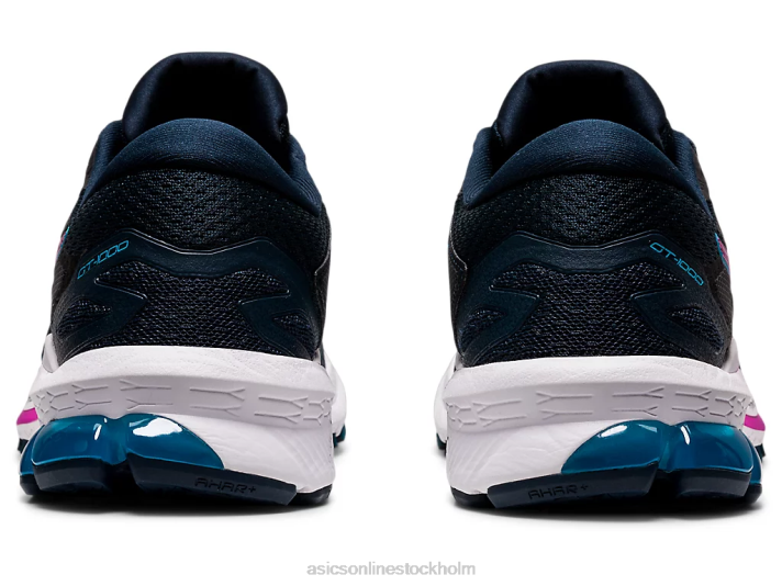 Asics gt-1000 10 kvinnor D6D03993 fransk blå/digital druva