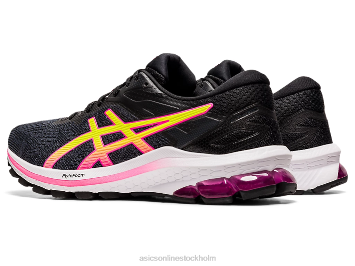 Asics gt-1000 10 kvinnor D6D03997 svart/het rosa