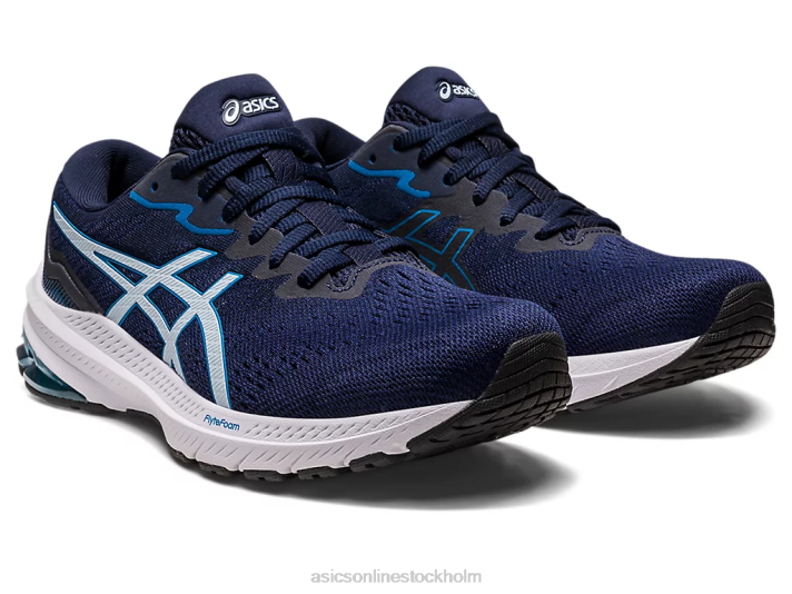 Asics gt-1000 11 bred kvinnor D6D02434 indigo blå/himmel