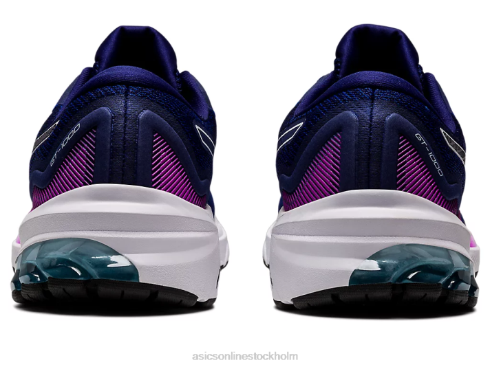 Asics gt-1000 11 bred kvinnor D6D02598 lapis lazuli blå/mjuk himmel