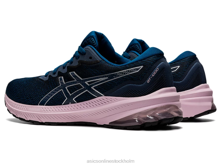 Asics gt-1000 11 bred kvinnor D6D03223 mako blå/knappt rosa