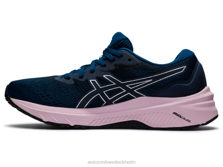 Asics gt-1000 11 bred kvinnor D6D03223 mako blå/knappt rosa