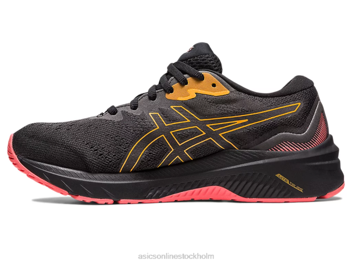 Asics gt-1000 11 gtx kvinnor D6D02478 svart/papaya