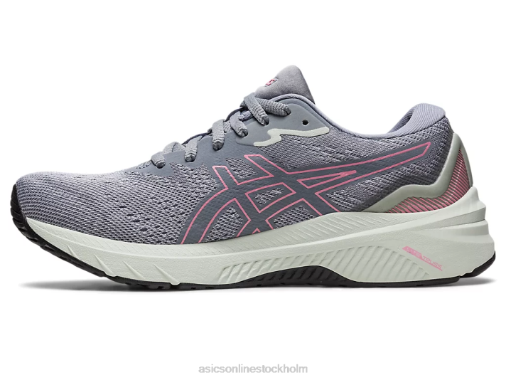 Asics gt-1000 11 kvinnor D6D02276 piemontegrå/rent silver