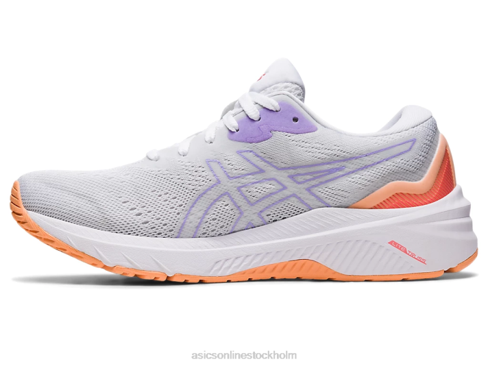 Asics gt-1000 11 kvinnor D6D02429 vit/digital violett