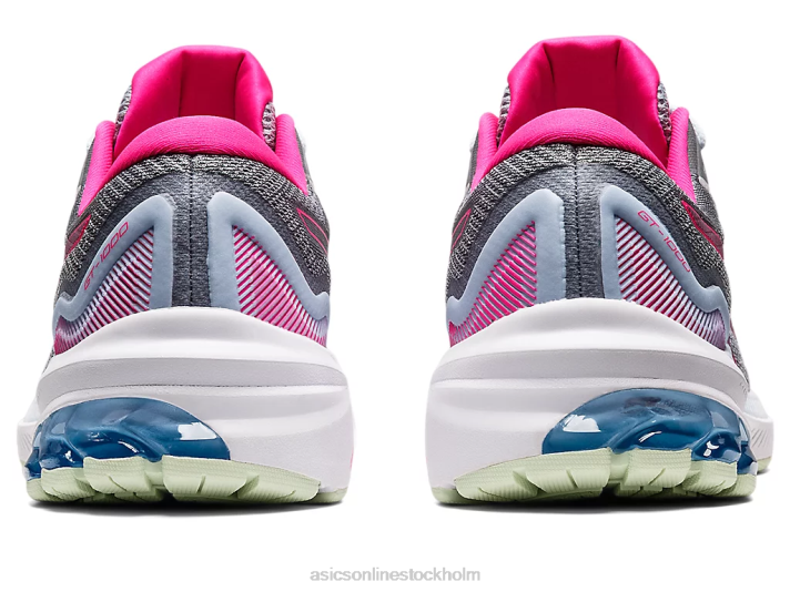 Asics gt-1000 11 kvinnor D6D02614 piemontegrå/rosa glo