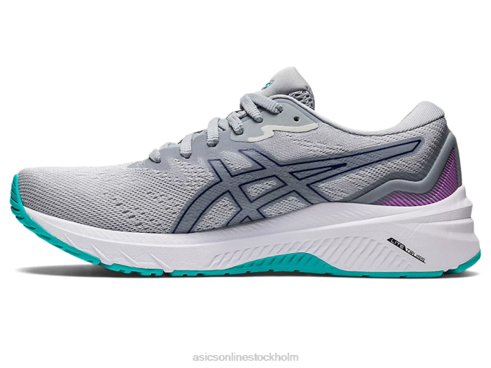 Asics gt-1000 11 kvinnor D6D02987 glaciärgrå/dykblå