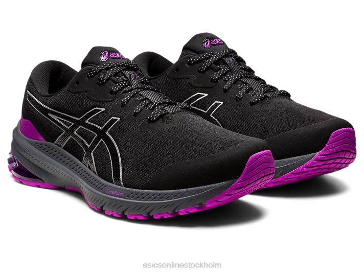Asics gt-1000 11 lite-show kvinnor D6D02694 svart/orkidé