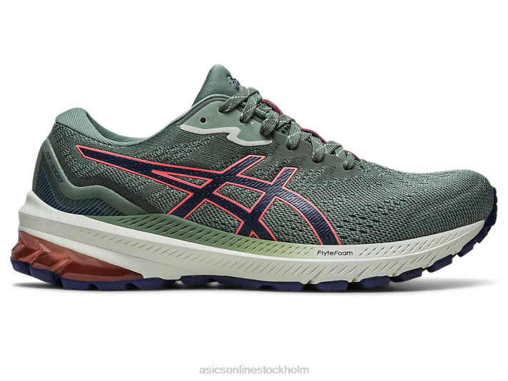 Asics gt-1000 11 tr naturbad kvinnor D6D02438 naturbad/papaja