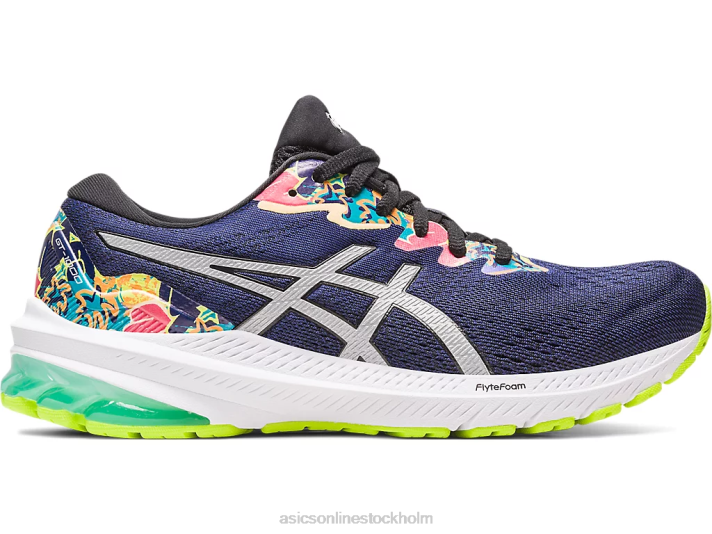 Asics gt-1000 11 wide lite-show kvinnor D6D02261 limezest/lite show