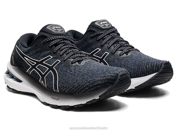Asics gt-2000 10 bred kvinnor D6D03694 svart vit