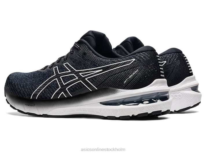 Asics gt-2000 10 bred kvinnor D6D03694 svart vit