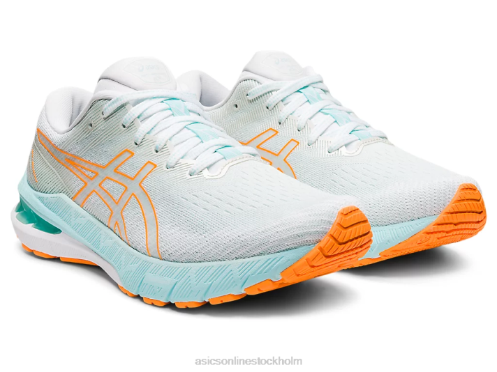 Asics gt-2000 10 kvinnor D6D03236 lugnande hav/apelsin pop