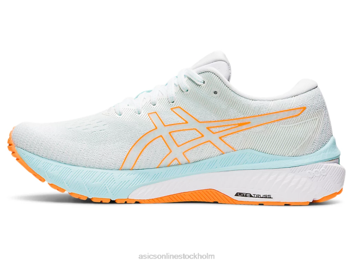 Asics gt-2000 10 kvinnor D6D03236 lugnande hav/apelsin pop