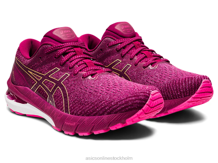 Asics gt-2000 10 kvinnor D6D03442 rosa glo/champagne