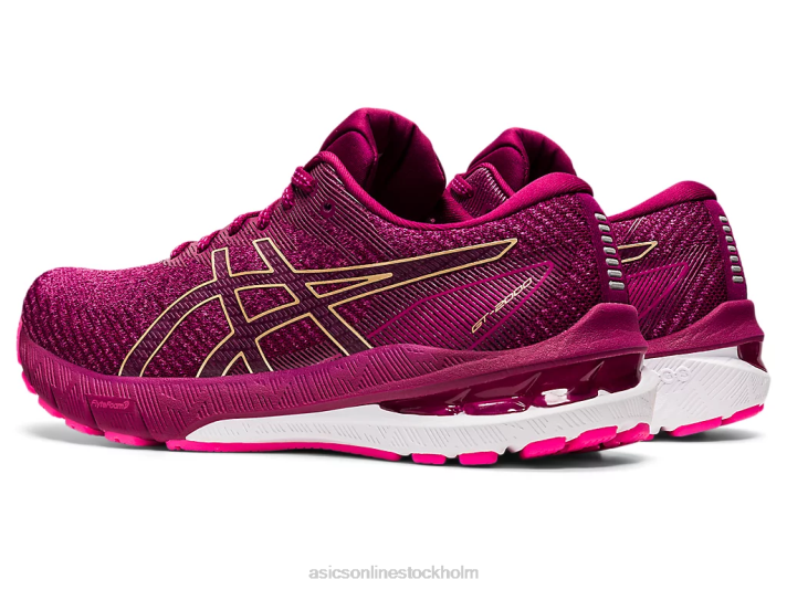 Asics gt-2000 10 kvinnor D6D03442 rosa glo/champagne