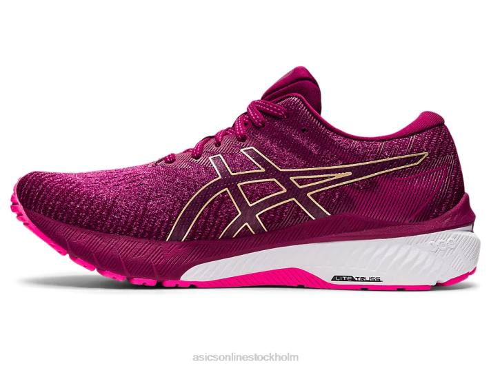 Asics gt-2000 10 kvinnor D6D03442 rosa glo/champagne