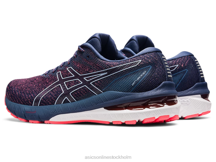 Asics gt-2000 10 kvinnor D6D03691 flammande korall/åskblå