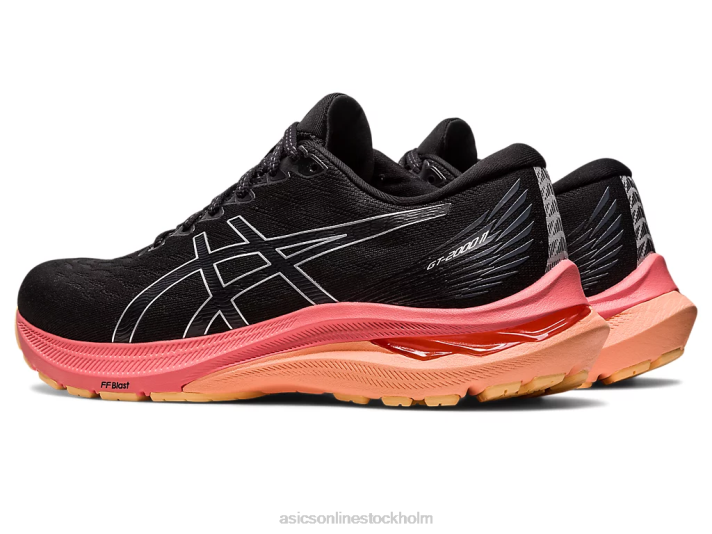 Asics gt-2000 11 bred kvinnor D6D02668 svart/rent silver