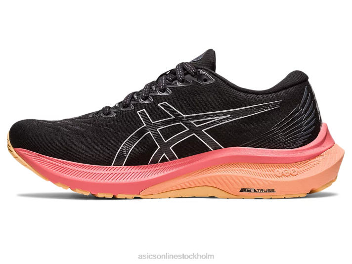 Asics gt-2000 11 bred kvinnor D6D02668 svart/rent silver
