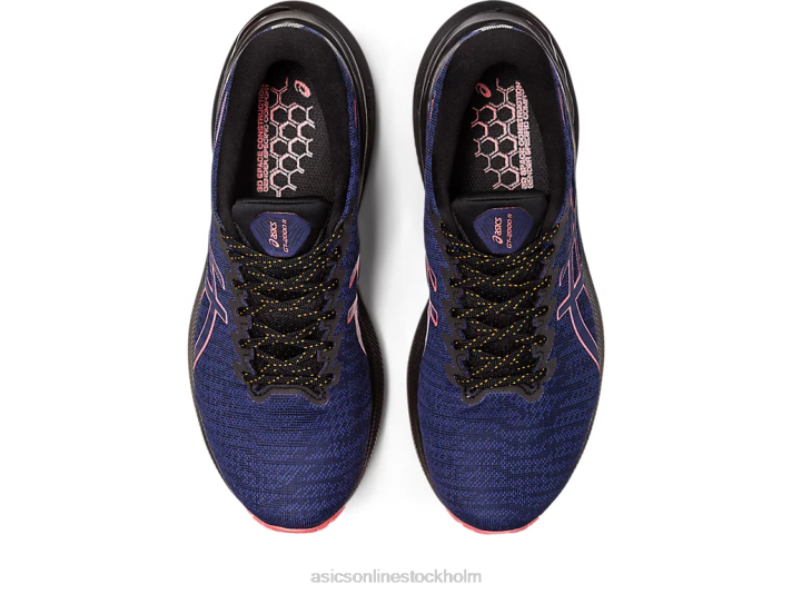 Asics gt-2000 11 gtx kvinnor D6D02671 svart/indigoblå