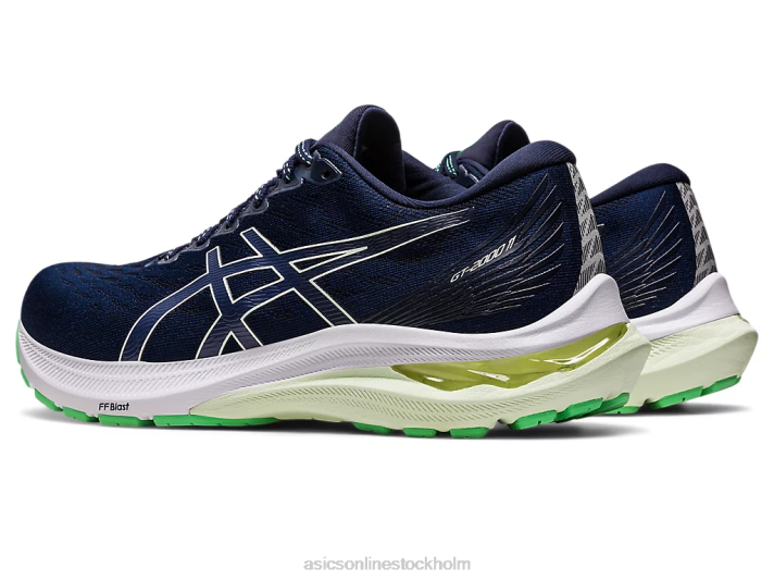 Asics gt-2000 11 kvinnor D6D02642 midnatt/viskning grön