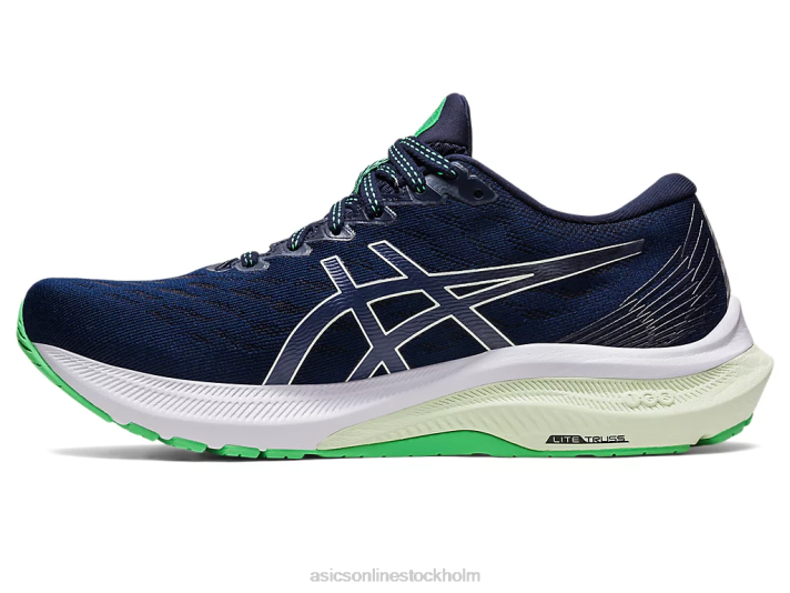 Asics gt-2000 11 kvinnor D6D02642 midnatt/viskning grön